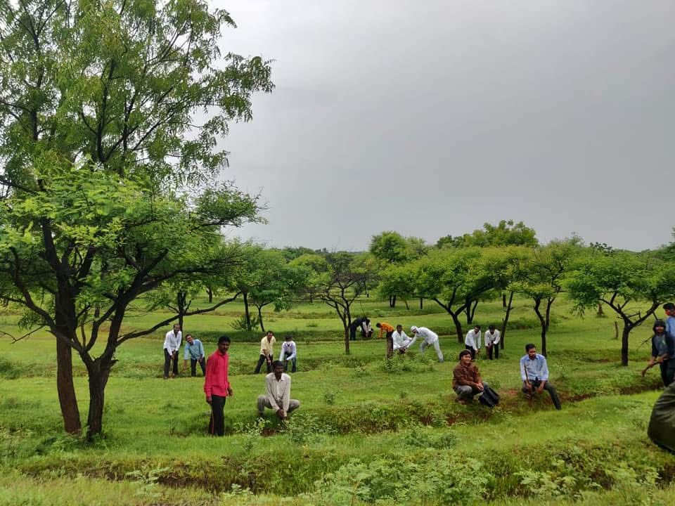 भेंड गावाचे दृश्य